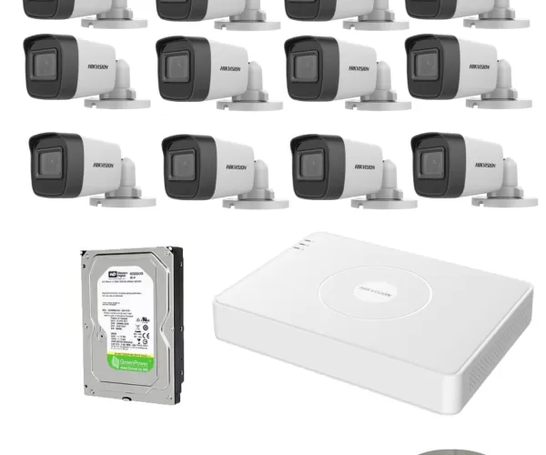 Hikvision 16 Kameralı Hazır AHD Kamera Seti